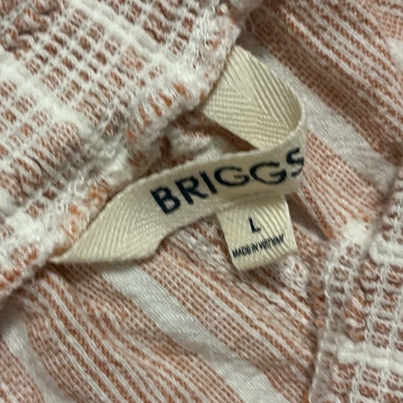 BRIGGS Pink & white cotton stretchy shorts WITH POCKETS LARGE - Picture 3 of 3